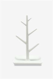 Mono Smykketræ, minimalistisk i hvid